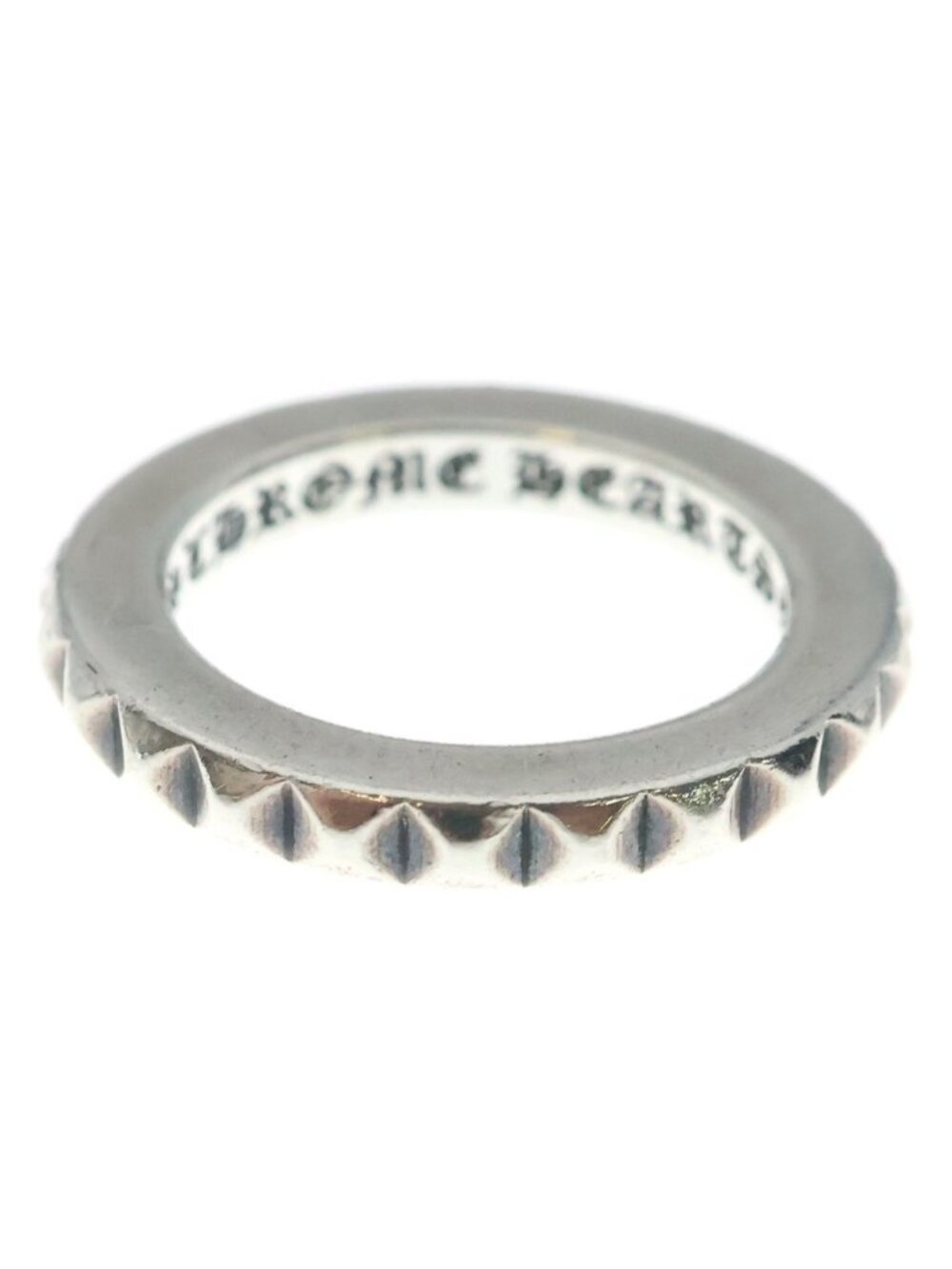 Chrome Hearts Tfp Pnk Pls True Faucin Punk CH Plus Ring Silver